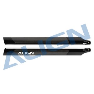 HD520EZ 520 Carbon Fiber Blades-Black