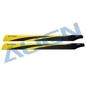 HD650A 650 Carbon Fiber Blades-Yellow