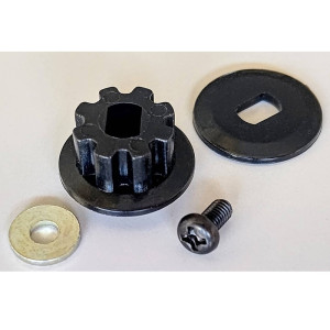 Hirobo 0402-030 8T TIMING PULLEY