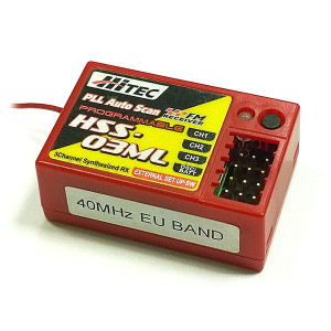 Hitec HSS-03ML IPD PLL SINTHESIZED 3CH Receiver FM 40MHZ