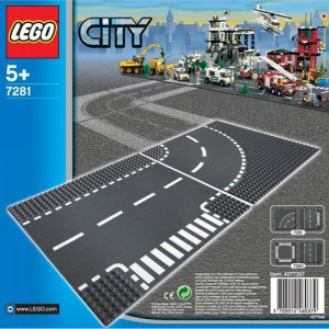 LEGO CITY SUPPLEMENTARY INCROCIO A T CON CURVA 7281
