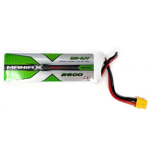 ManiaX 11.1V 2600mAh 30C Lipo XT60