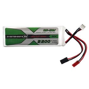 ManiaX 7.4V 2200mAh 30C Lipo RX