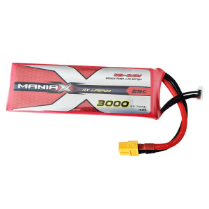 ManiaX LiFePO4 3S 3000mAh 9,9V RX 25C XT60