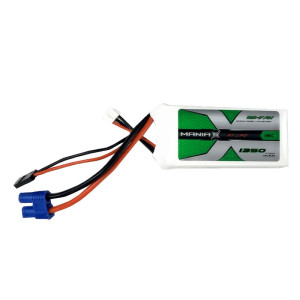 ManiaX Lipo 2S 1350mAh 15C 7.4V RX EC3 + JR Plug