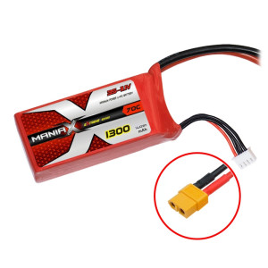 ManiaX Lipo 3S 11.1V 1300mAh 70C XT60