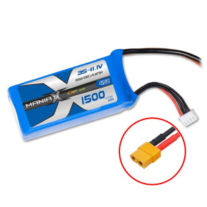 ManiaX Lipo 3S 11.1V 1500mAh 45C XT60