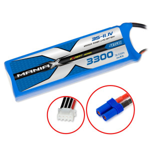 ManiaX Lipo 3S 11.1V 3300mAh 45C EC5