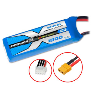 ManiaX Lipo 4S 14.8V 1800mAh 45C XT60