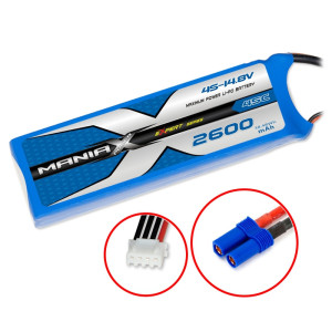 ManiaX Lipo 4S 14.8V 2600mAh 45C EC5