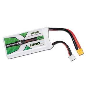 ManiaX Power LiPo 3S 1300mAh 11.1V serie ECO 30C