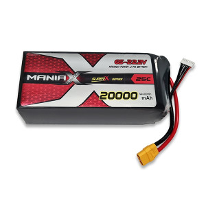 ManiaX 22.2V 20.000mAh Multi-Rotors 6S lipo Battery Packs