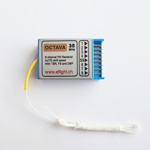 Octava Mini Receiver FM 8CH 35Mhz