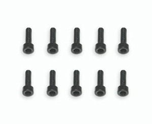 10 Viti M2,5x6mm Testa Cilindrica Cava Esagonale SCR2506