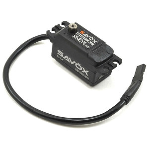 Savox SB-2265MG Servo Brushless Low Profile HV 17.0 kg/cm 0.07 s/60° a 8.4V Black