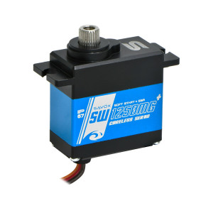 Savox SW-1250MG Plus Waterproof Premium Mini Digital Servo 8.0 kg/cm 0.1 s/60° a 7.4V