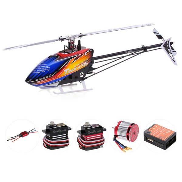 RH47E01X T REX 470LM Dominator Super Combo Elicotteri Modellismo