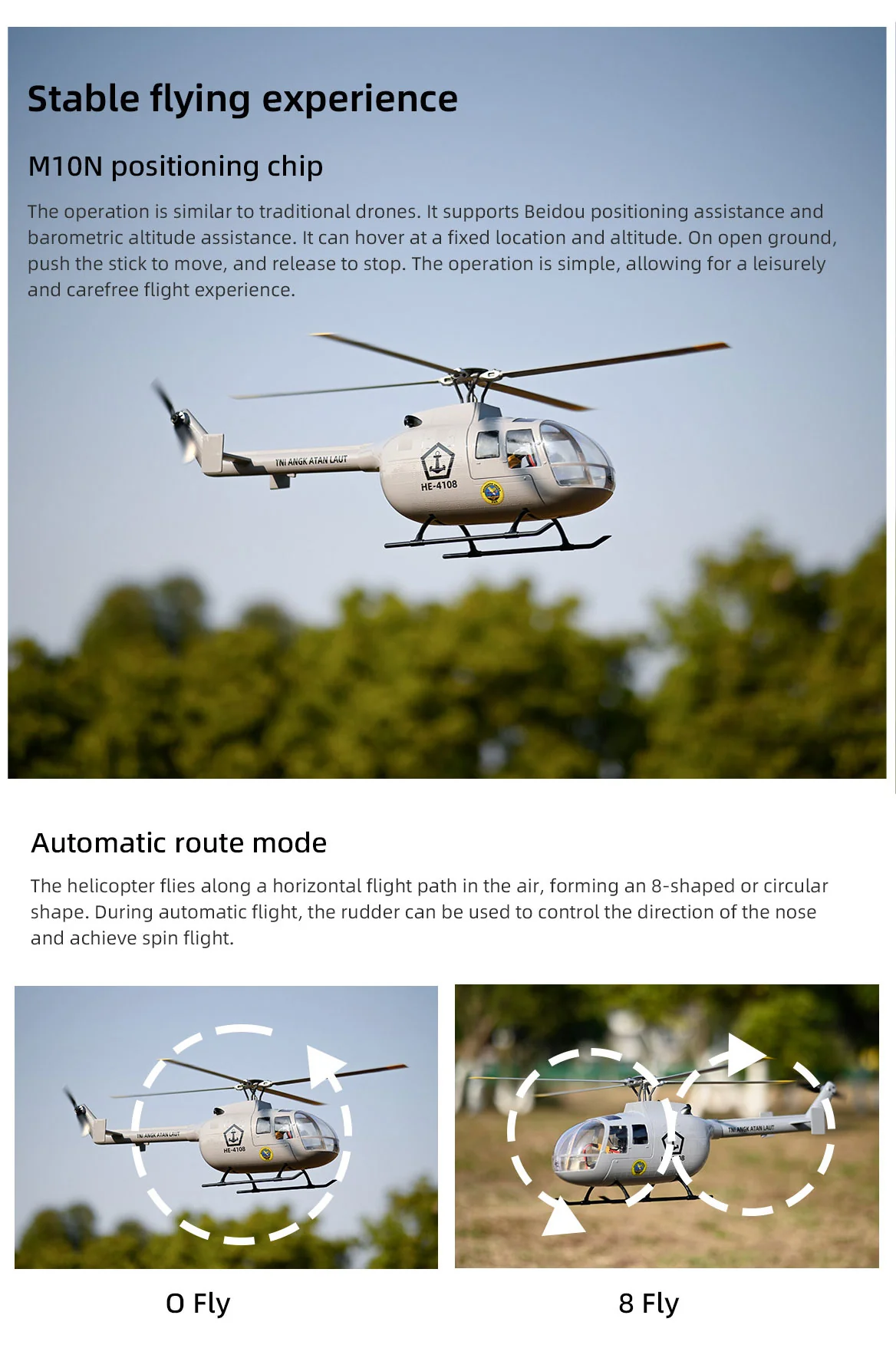 FlyWing BO-105 Grey