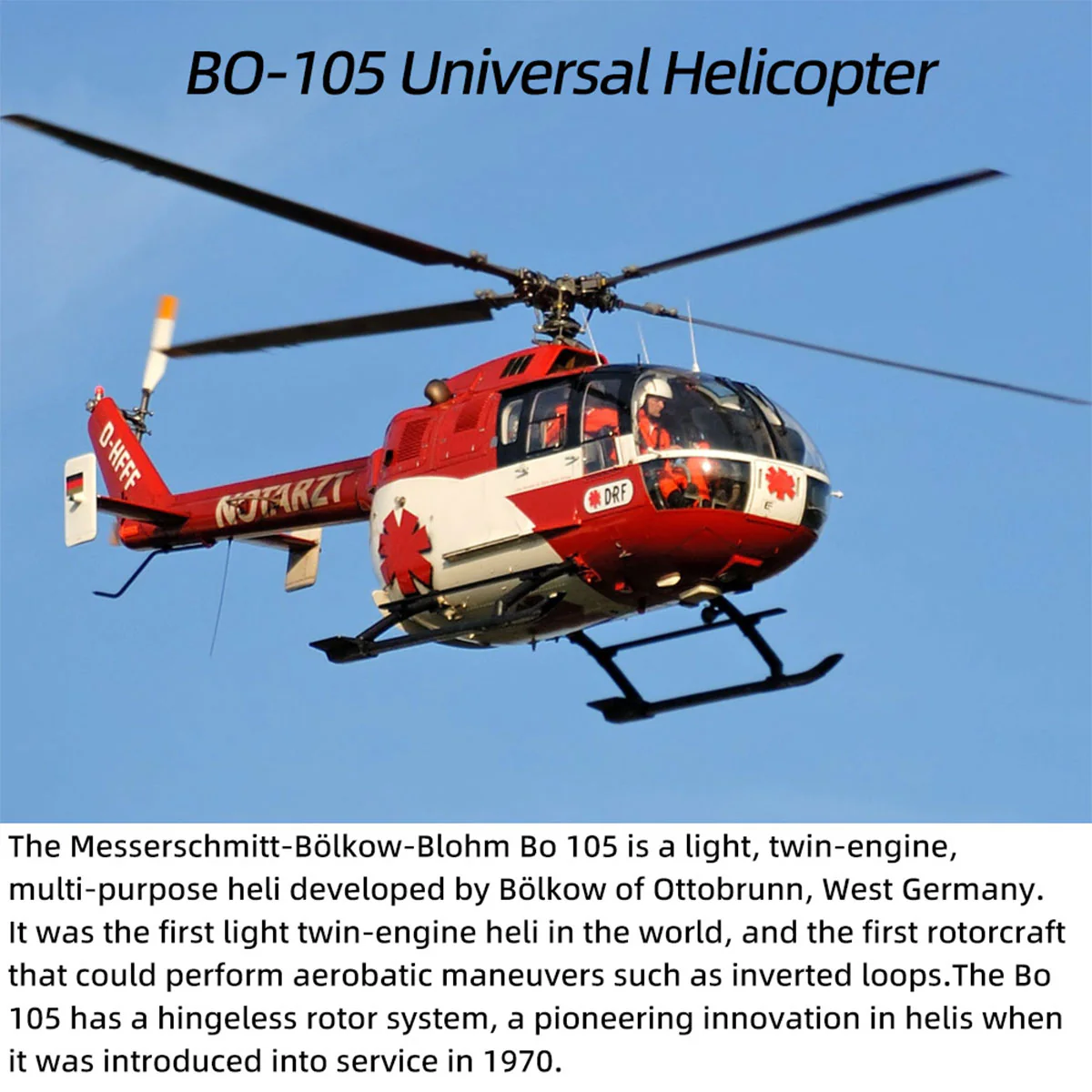 FlyWing BO-105 Red