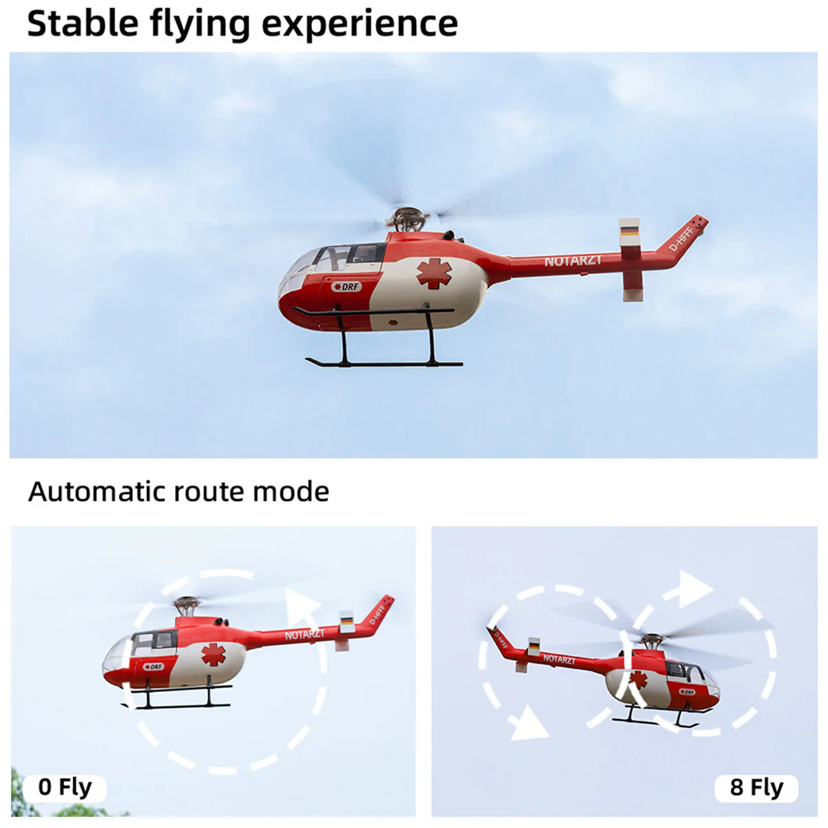 FlyWing BO-105 Red