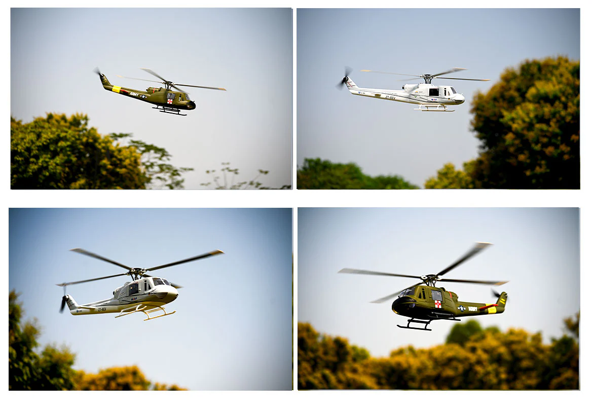 UH-1 Huey V4 4 Blades