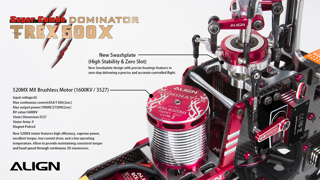 T-REX 500X Dominator Super Combo